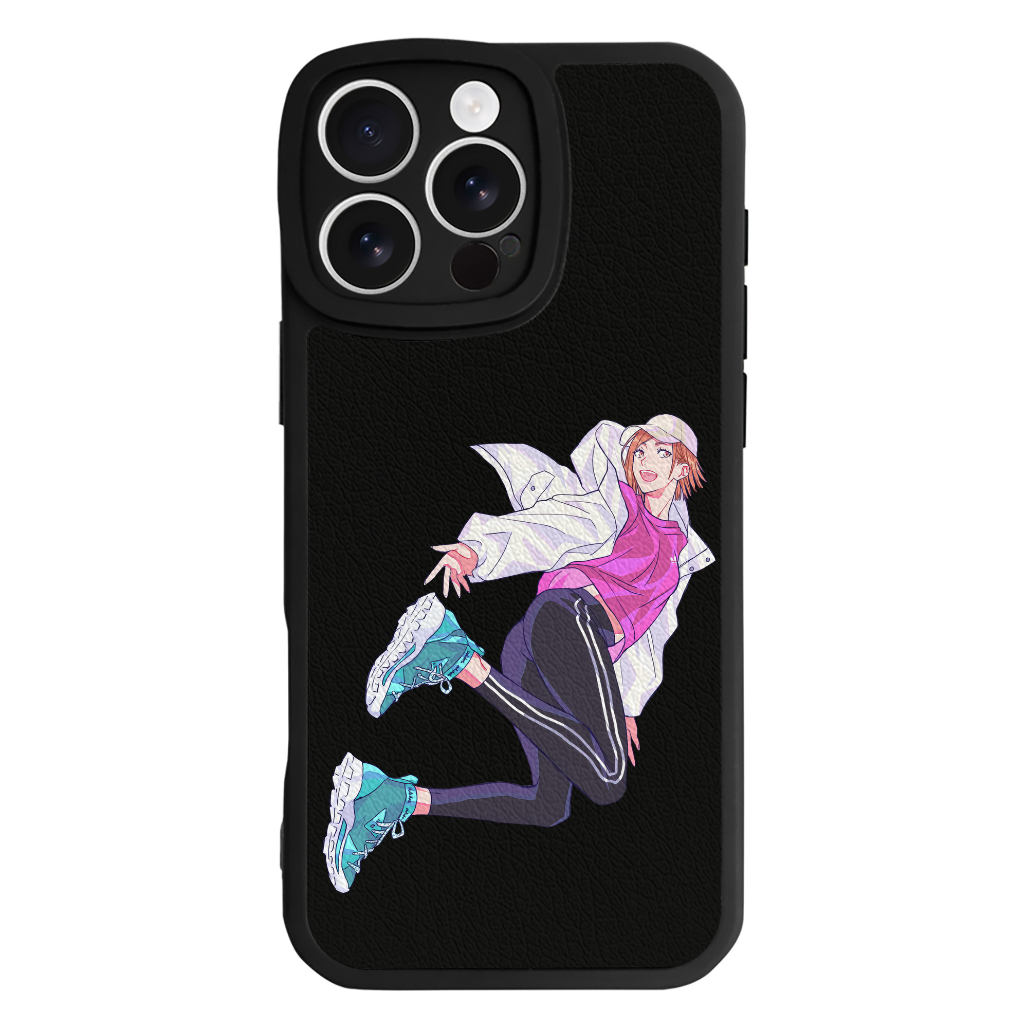 （画像用） 呪術廻戦 Jujutsu Kaisen 【iPhone 16シリーズ対応】シリコンスマホケース（レザー調） 材質：シリコン